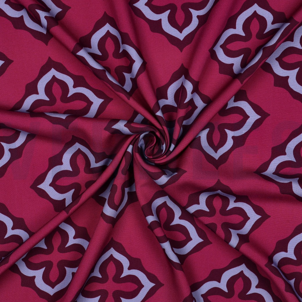 VISKOSE RADIANCE ABSTRAKT FUCHSIA #7