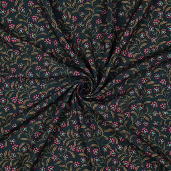 VISCOSE RADIANCE FLOWERS GREEN #7