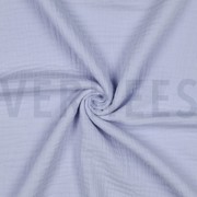 BAUMWOLLE MUSSELIN DREILAGIG GOTS HELLBLAU (thumbnail) #3