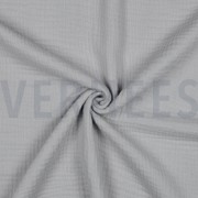 BAUMWOLLE MUSSELIN DREILAGIG GOTS GRAU (thumbnail) #3