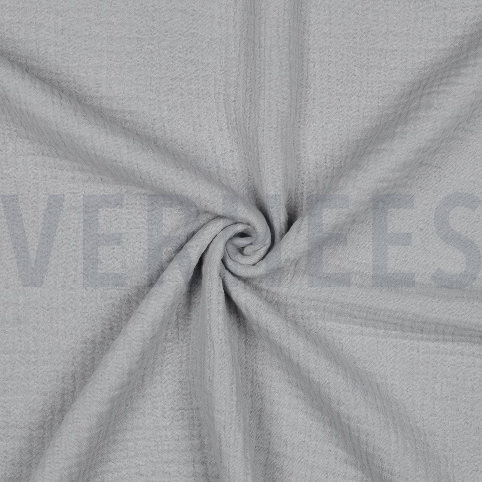 BAUMWOLLE MUSSELIN DREILAGIG GOTS GRAU (high resolution) #3