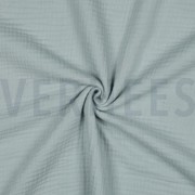 BAUMWOLLE MUSSELIN DREILAGIG GOTS MINZE (thumbnail) #3