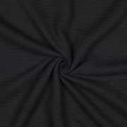 BAUMWOLLE MUSSELIN DREILAGIG GOTS SCHWARZ (thumbnail) #3