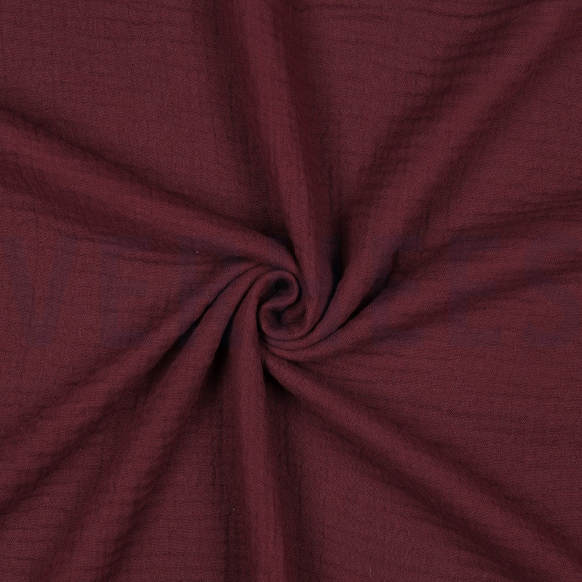 BAUMWOLLE MUSSELIN DREILAGIG GOTS AUBERGINE (high resolution) #3
