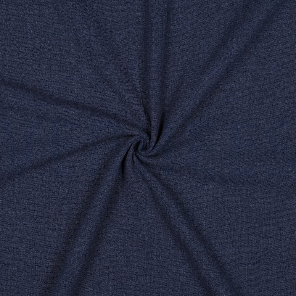 COTTON SLUB WASHED NAVY #7