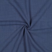 BAUMWOLLE SLUB GEWASCHEN JEANSBLAU (thumbnail) #3