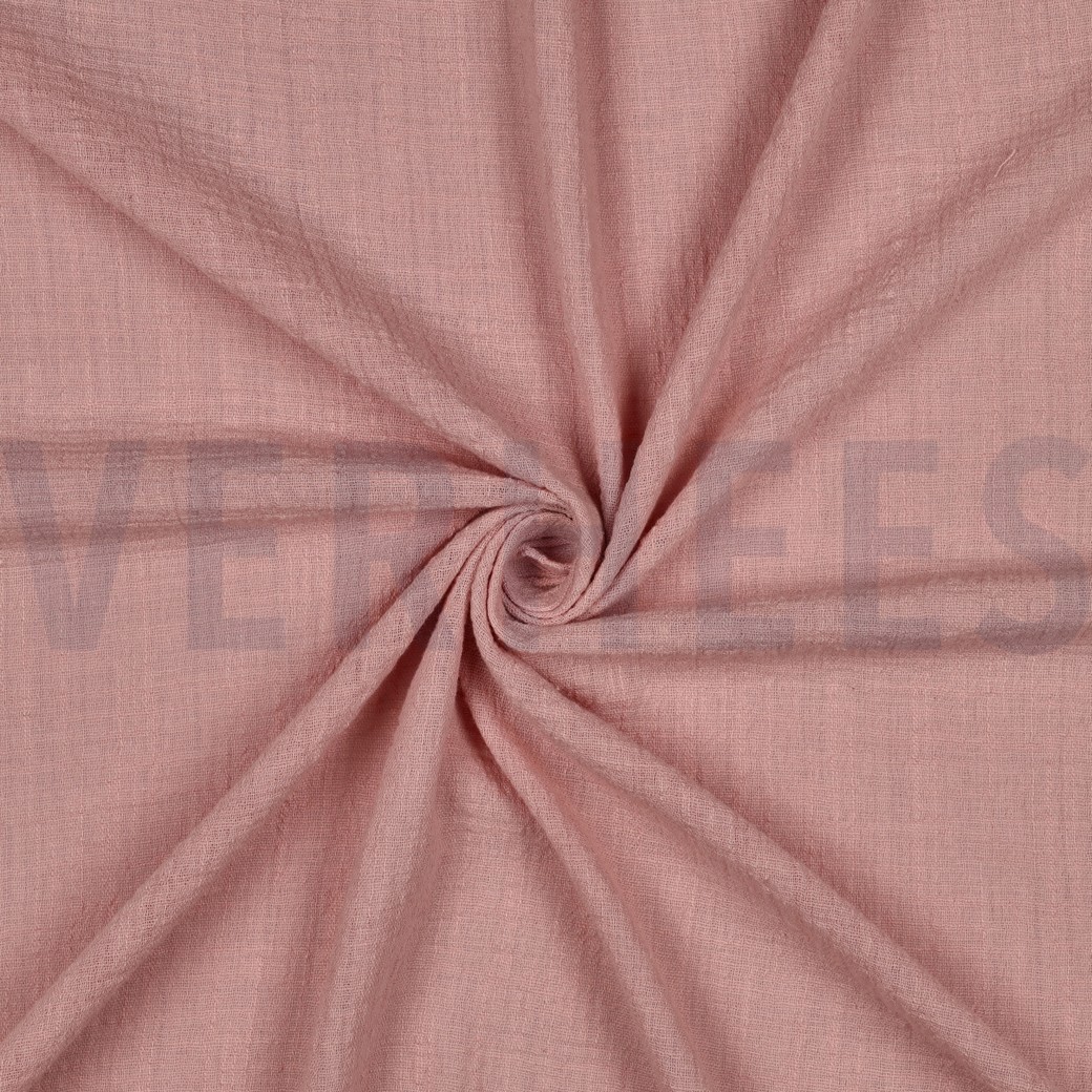 COTTON SLUB WASHED OLD ROSE #7