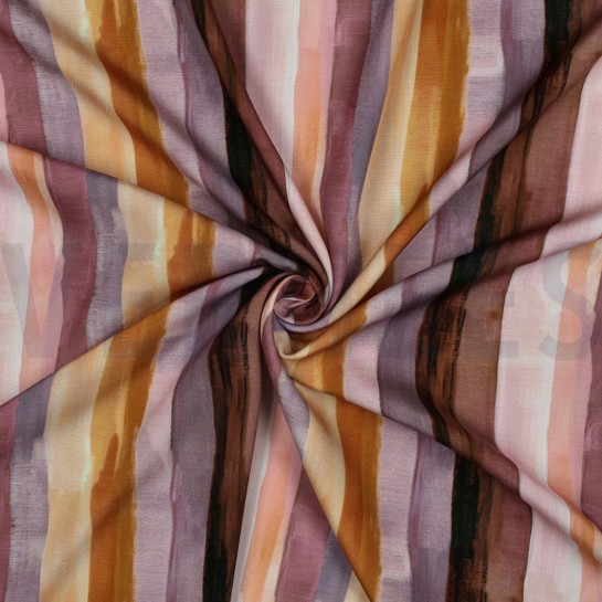 VISCOSE RADIANCE DIGITAL STRIPES LAVENDER #7