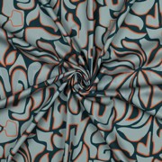 VISKOSE ROSELLA STRETCH ABSTRACT PETROL (thumbnail) #3