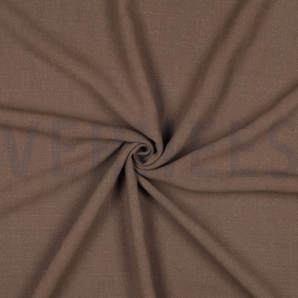 LINNEN VISCOSE GEWASSEN LICHTBRUIN #7