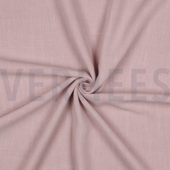 LINNEN VISCOSE GEWASSEN OUDROZE #7