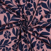 VISKOSE ROSELLA STRETCH BLUMEN MAUVE (thumbnail) #3