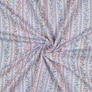 MUSSELIN GOTS DIGITAL BLÄTTER WEISS (thumbnail) #3