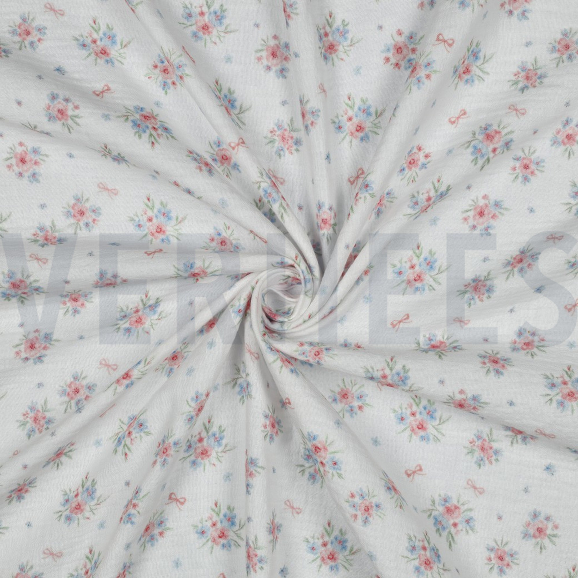 MUSSELIN GOTS DIGITAL BLUMEN WEISS (high resolution) #3