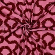 VISKOSE STRETCH ABSTRACT ROSA (thumbnail) #3