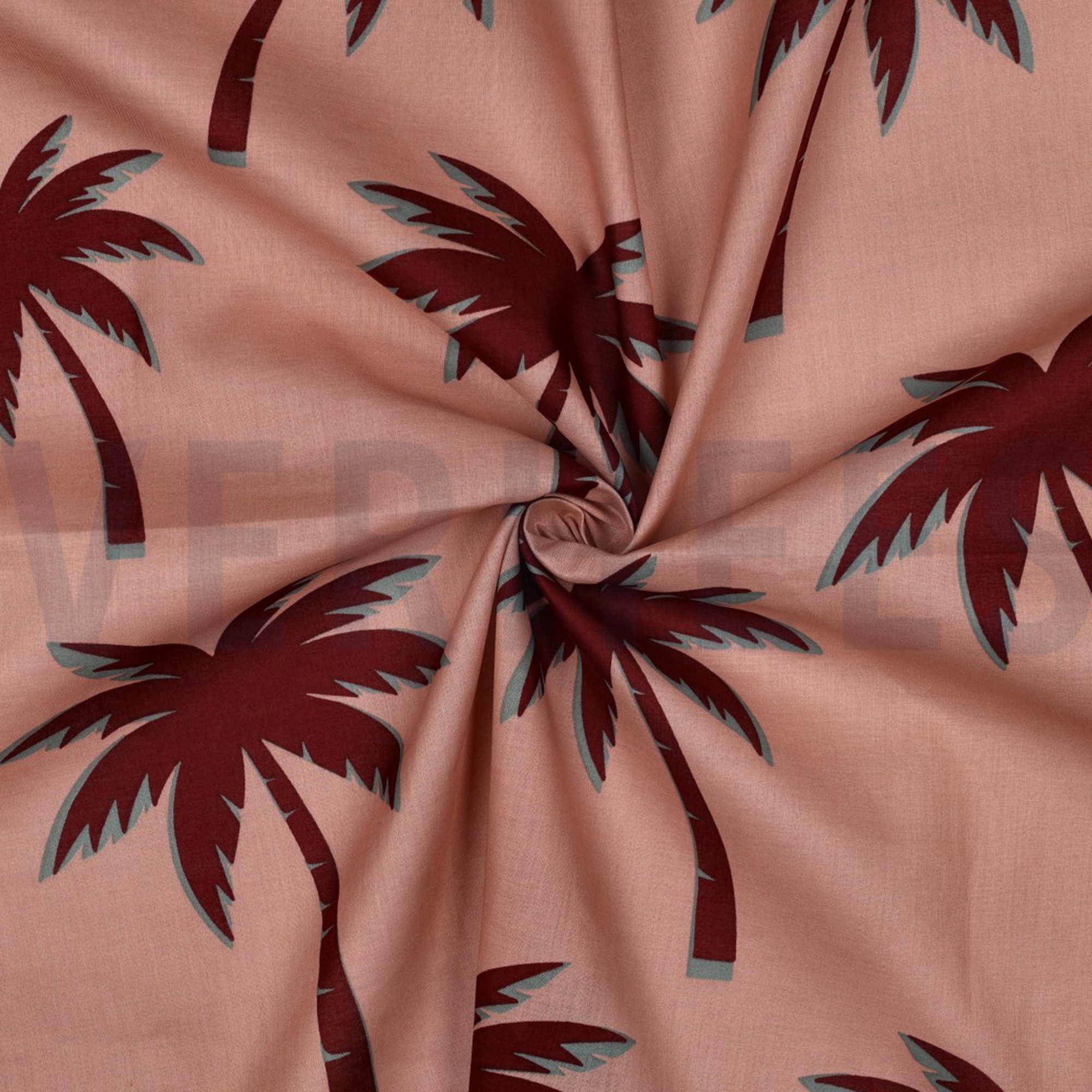 BAUMWOLLE VOILE PALMEN MAUVE (high resolution) #3