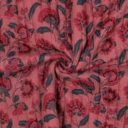 MUSSELIN GESTEPPT BLUMEN MAUVE (thumbnail) #3