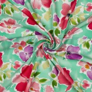 LENZING™ ECOVERO™ DIGITAL BLUMEN GRÜN (thumbnail) #3