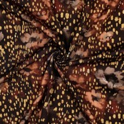 VISKOSE SATIN DIGITAL ABSTRACT BRAUN (thumbnail) #3