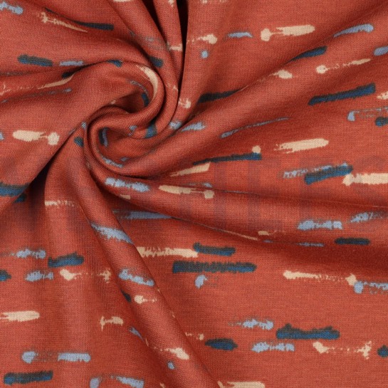 PURRING FUR STRIPES TERRACOTTA #7