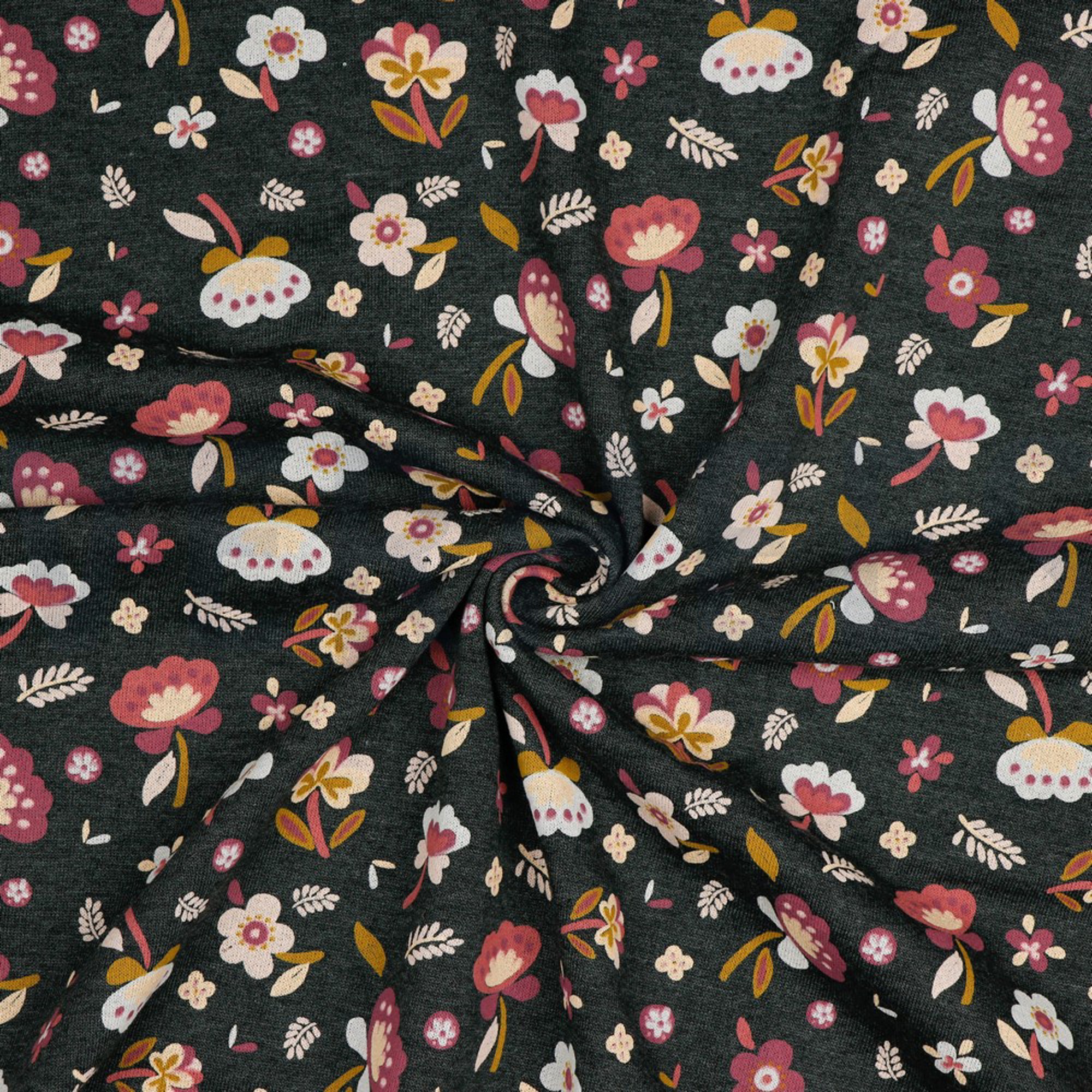 SWEAT FLOWERS ANTHRACITE MELANGE (high resolution) #3