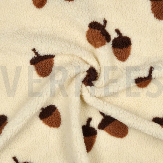 TEDDYSTOFF EICHEL ECRU #7