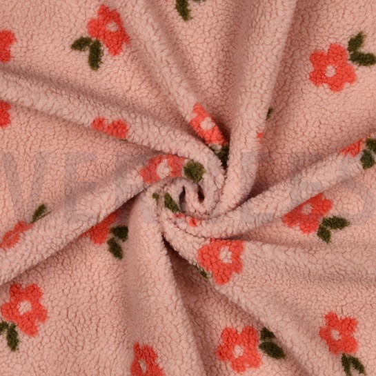 TEDDY JACQUARD FLOWERS LIGHT PINK #7