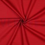 KATOENEN POPLIN GOTS DONKERROOD (thumbnail) #3