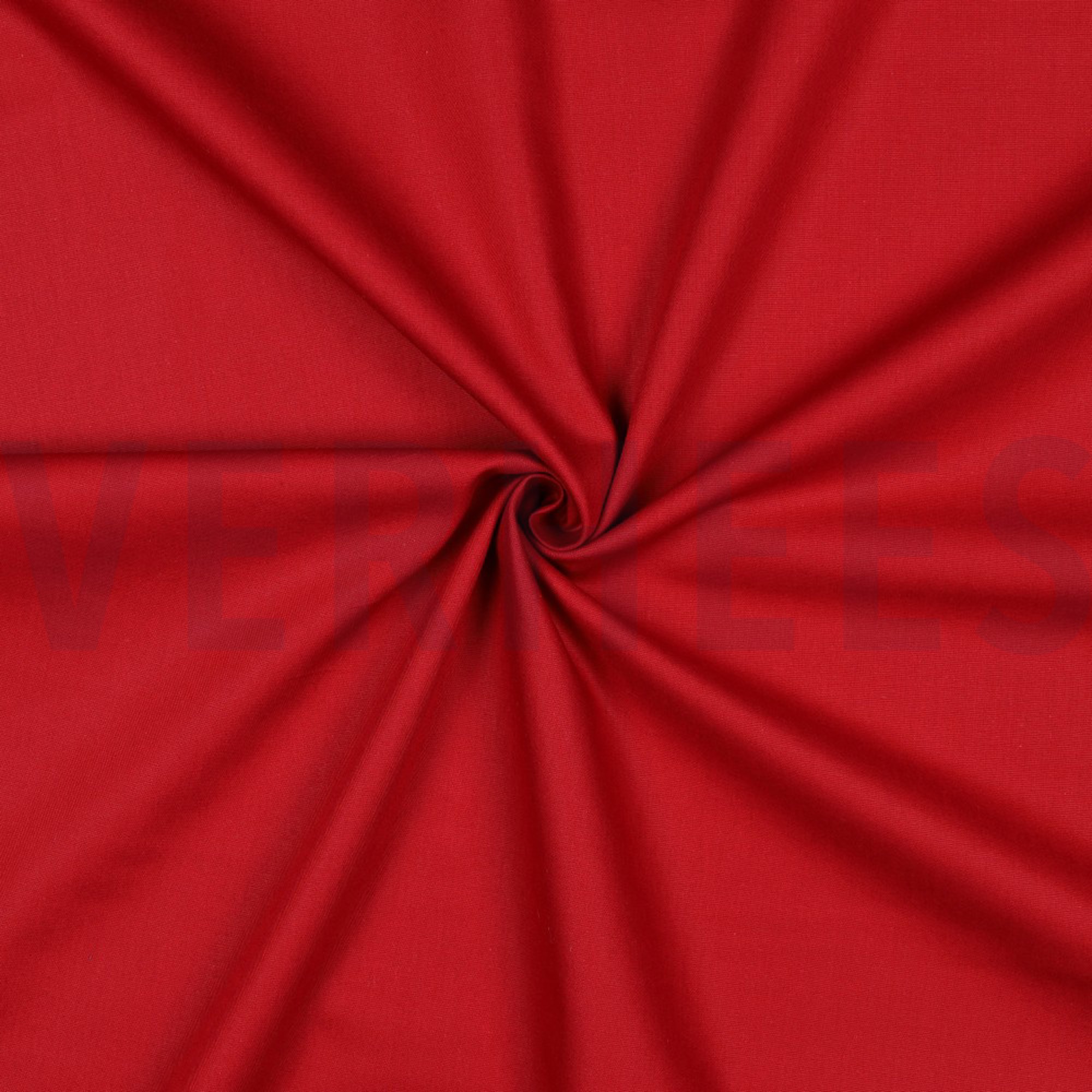 KATOENEN POPLIN GOTS DONKERROOD (high resolution) #3