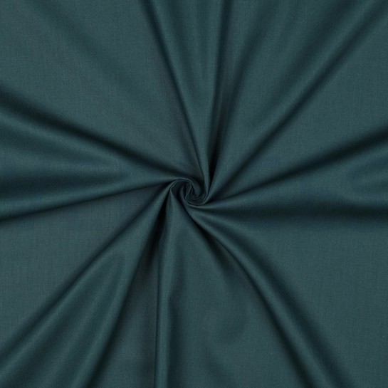BAUMWOLLE POPELINE GOTS DUNKELGRÜN #7