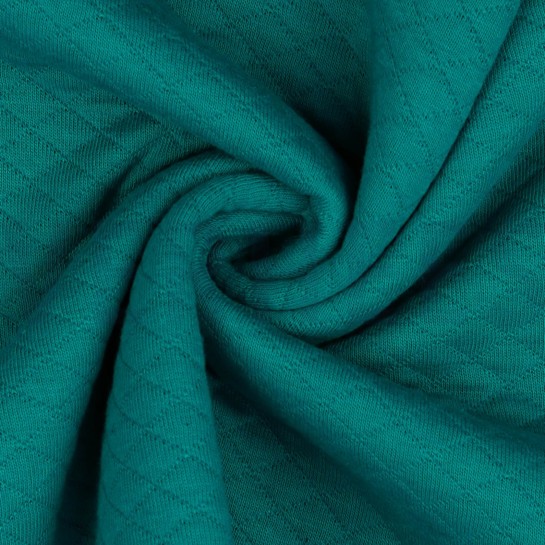 QUILT DONKER CYAN #7