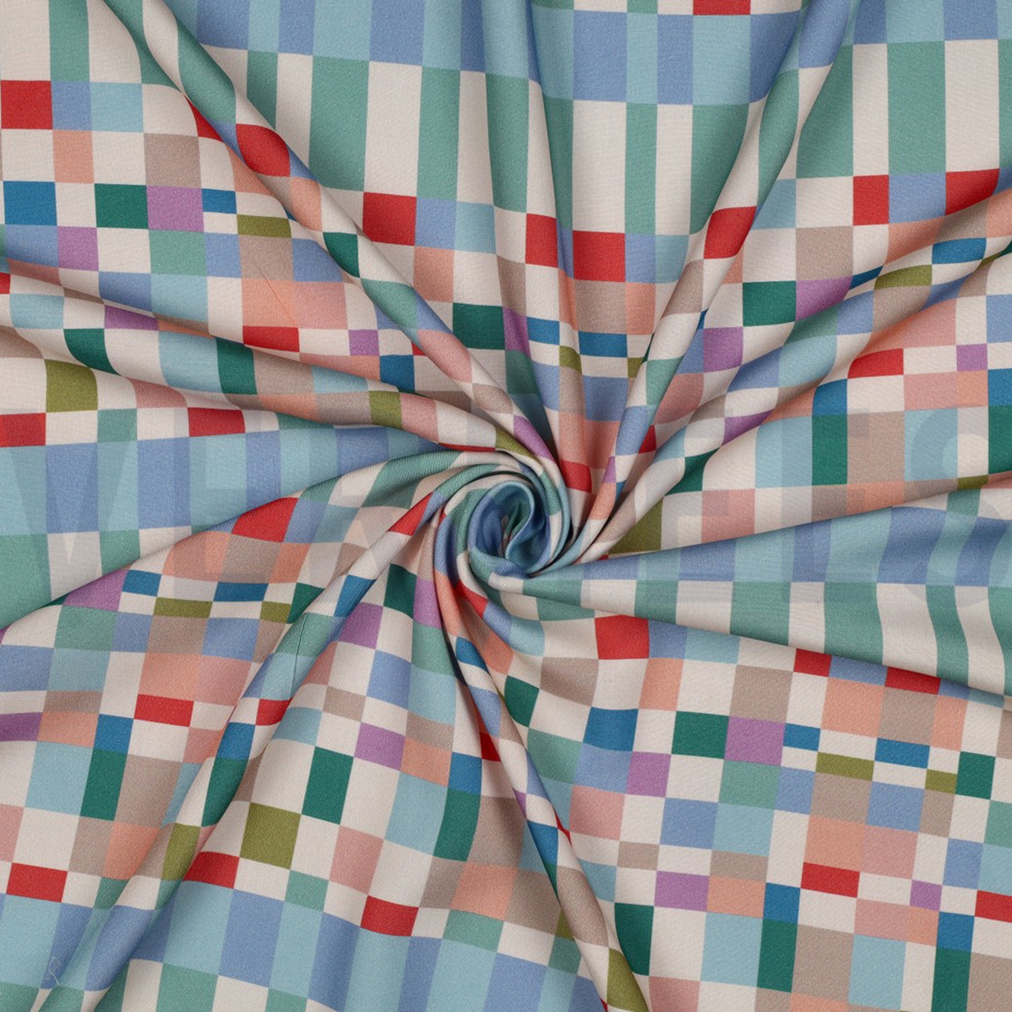 VISCOSE RADIANCE DIGITAL ABSTRACT MULTICOLOUR (high resolution) #3