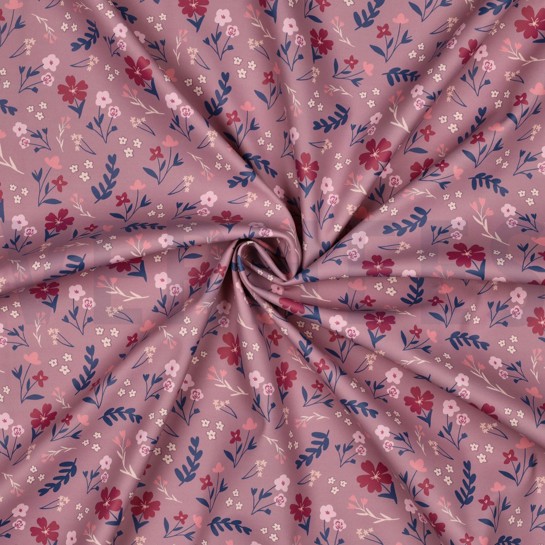 IMPERMÉABLE FLEURS MAUVE #7
