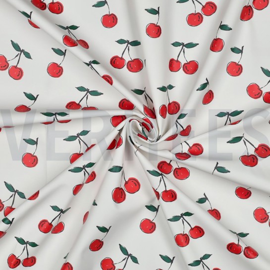 REGENMANTEL KIRSCHEN WEISS #7