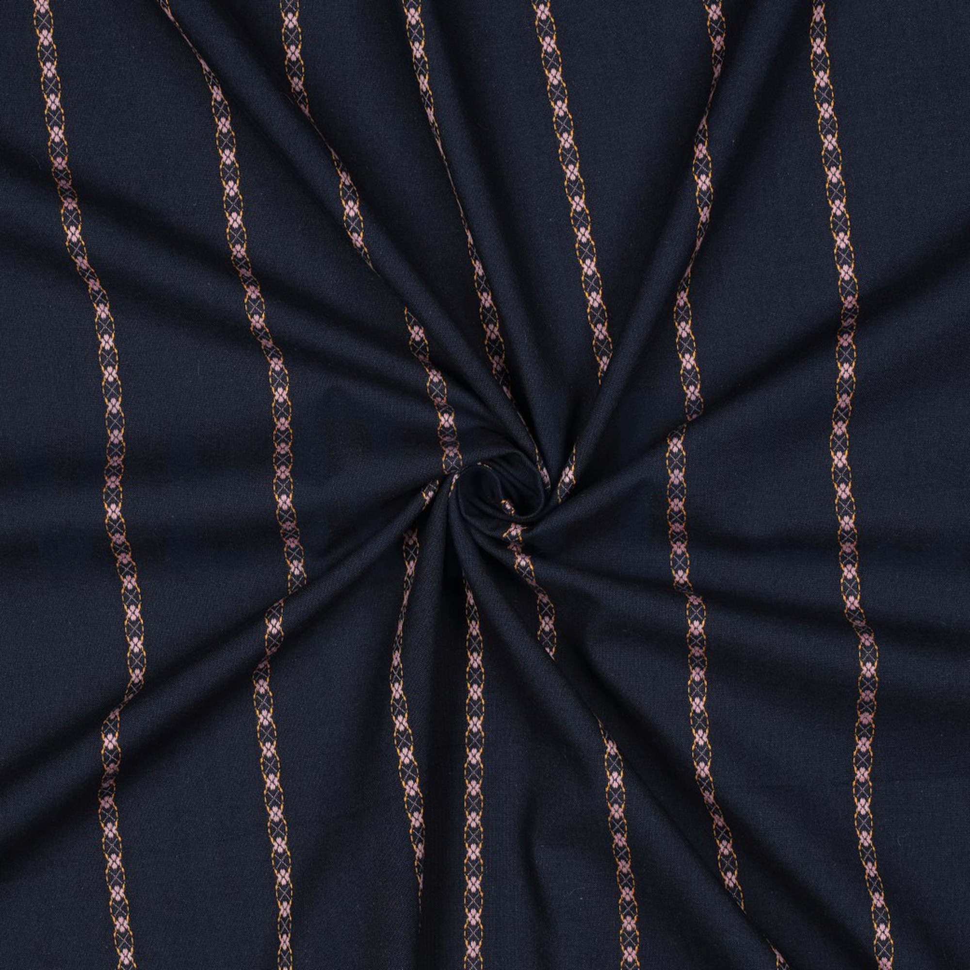 BAUMWOLLE JACQUARD DOBBY MARINEBLAU (high resolution) #3