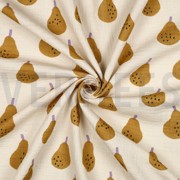 MUSSELIN GOTS BIRNEN JENNIFER BOURON NATUR/OCKER (thumbnail) #3