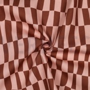 BAUMWOLLE POPELINE GOTS KAROS JENNIFER BOURON ROSA/BRAUN (thumbnail) #3