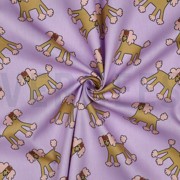 KATOENEN POPLIN GOTS HONDEN JENNIFER BOURON LAVENDEL (thumbnail) #3