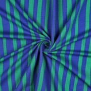 FRENCH TERRY GOTS STREIFEN JENNIFER BOURON BLAU/GRÜN (thumbnail) #3