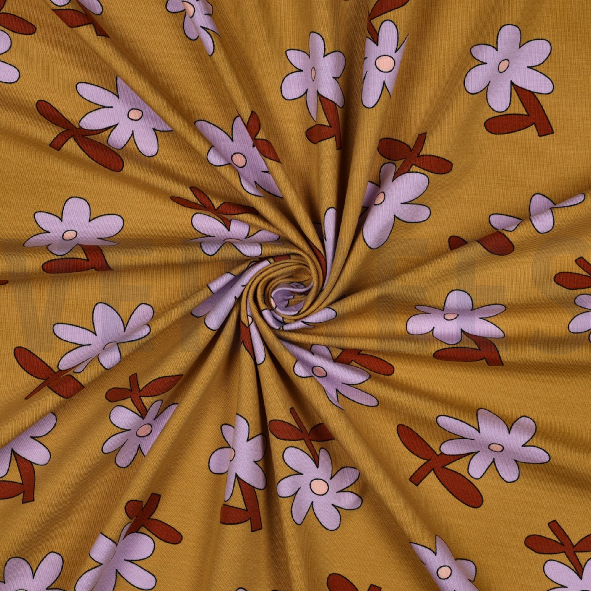 JERSEY GOTS BLUMEN JENNIFER BOURON OCKER (high resolution) #3