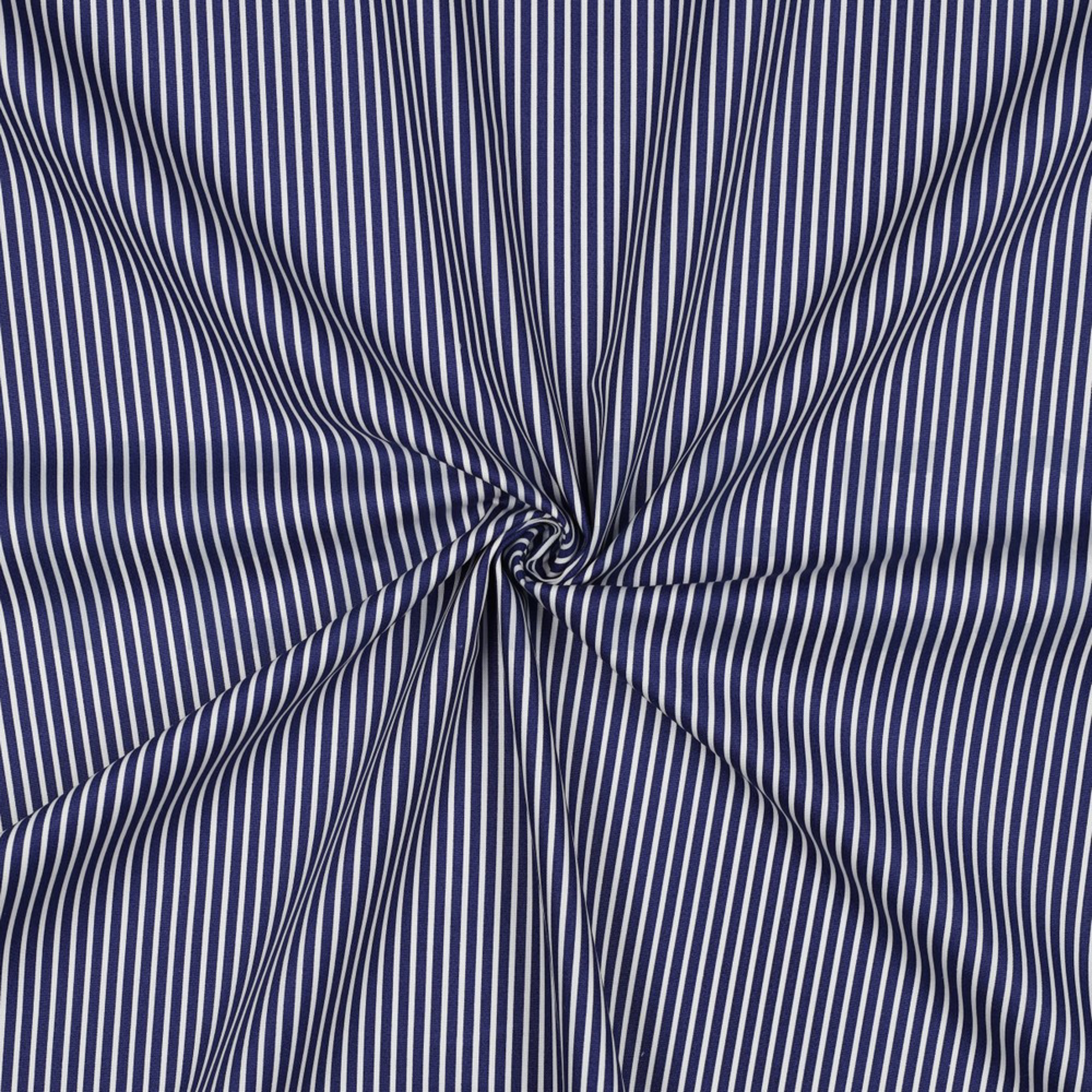 POPLIN STRIPES COBALT (high resolution) #3