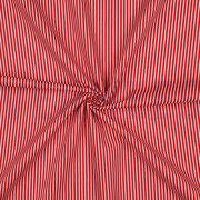 POPELINE DE COTON RAYURE ROUGE (thumbnail) #3