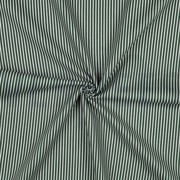 BAUMWOLLE POPELINE STREIFEN DUNKELGRÜN (thumbnail) #3