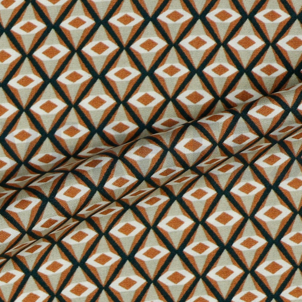 VISCOSE RADIANCE GEOMETRIC BEIGE #7