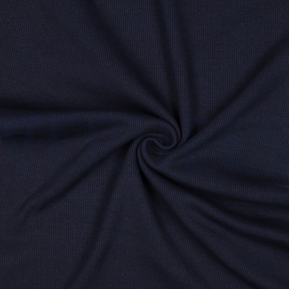 RIB BOORDSTOF GOTS MARINEBLAUW #7