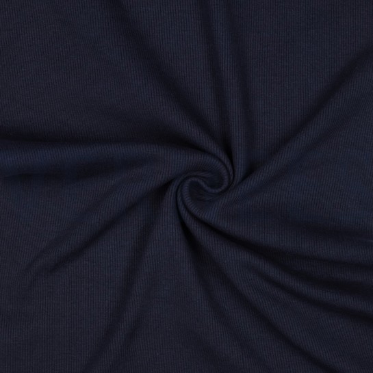 RIB BOORDSTOF GOTS MARINEBLAUW #7