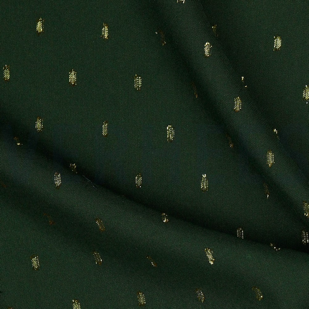 VISCOSE LUREX DONKERGROEN #7