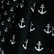 BAUMWOLLE POPELINE ANKER SCHWARZ (thumbnail) #3