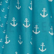 POPLIN ANCHORS TURQUOISE (thumbnail) #3