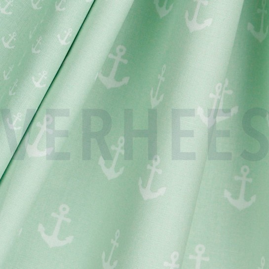 POPLIN ANCHORS MINT #7